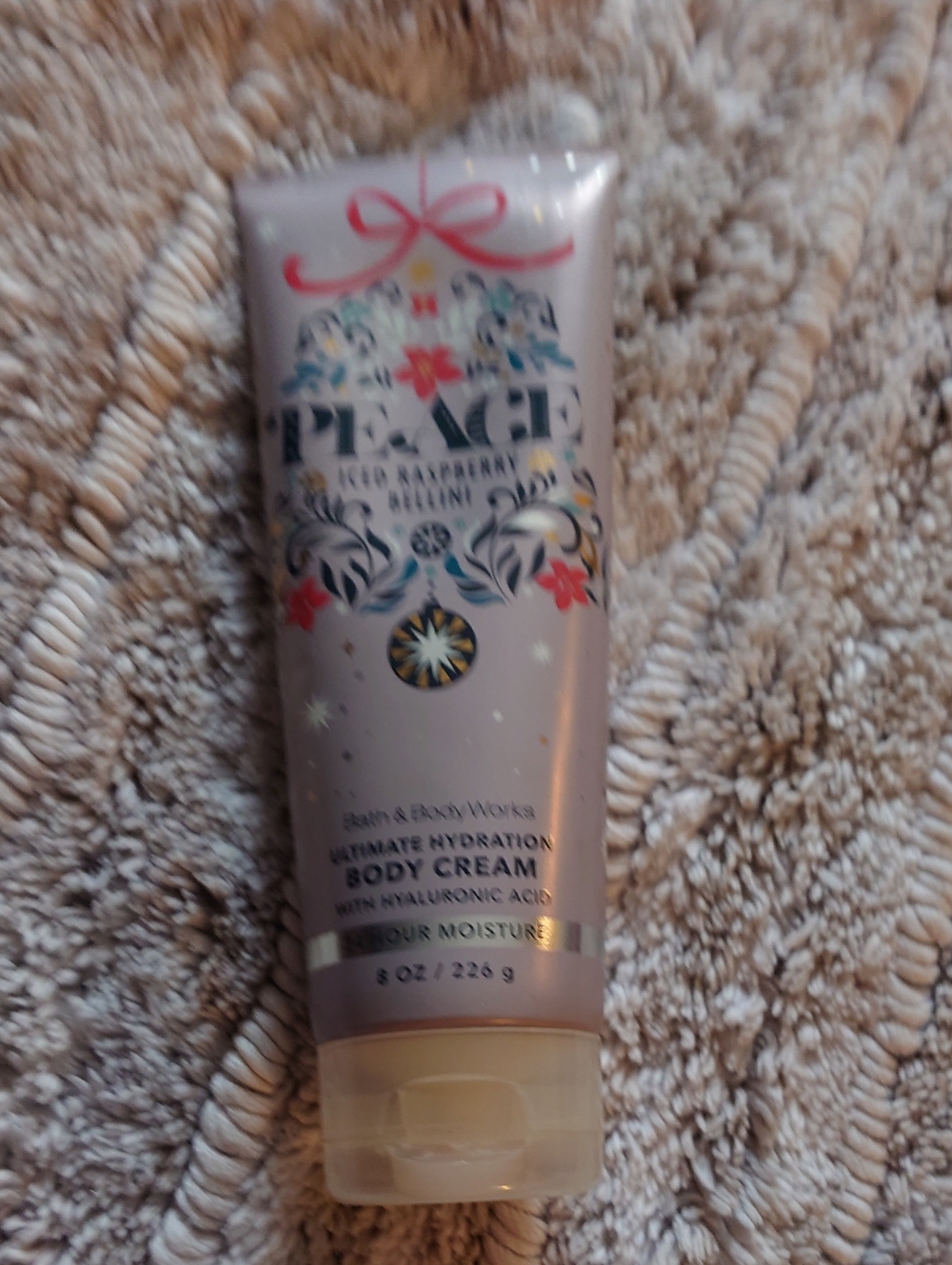 Bath & Body Works Pear Glazed Body Cream - Pink and Gold Accents